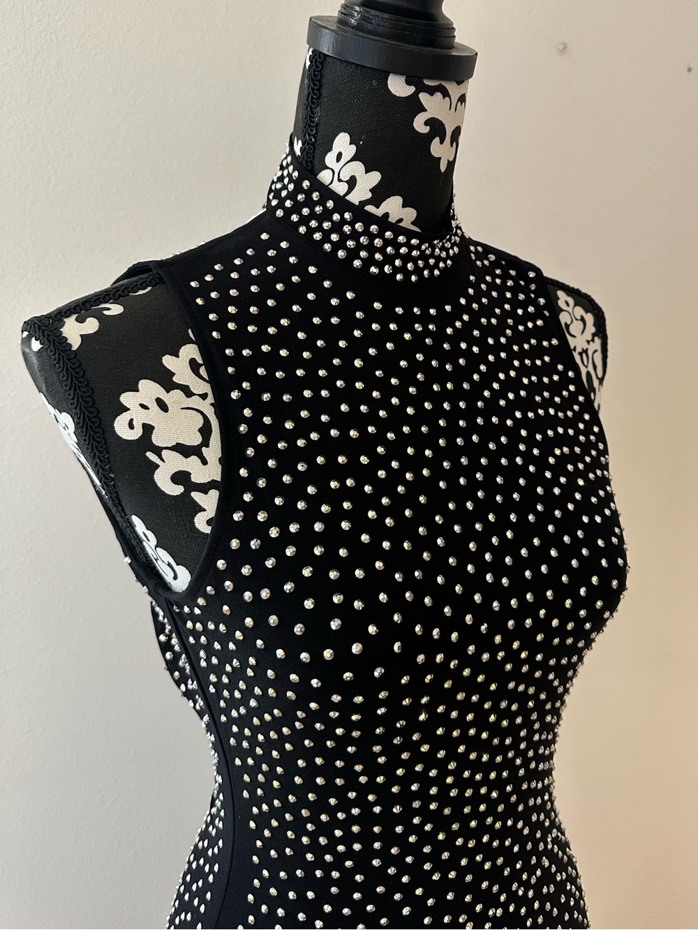 Windsor Black Bedazzled Maxi Dress - Picture 3 of 5